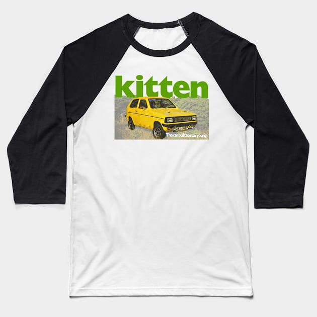 RELIANT KITTEN - advert Baseball T-Shirt by Throwback Motors